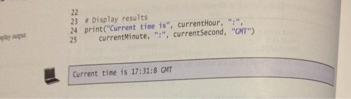 a time. A constructor that constructs a Time object that initializes hour,