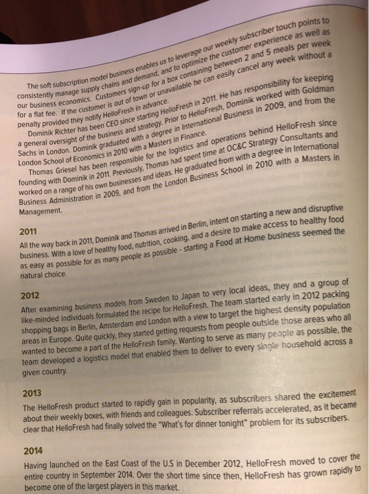 In your opinion, is hello fresh utilizing Web 1.0 or 2.0? Describe