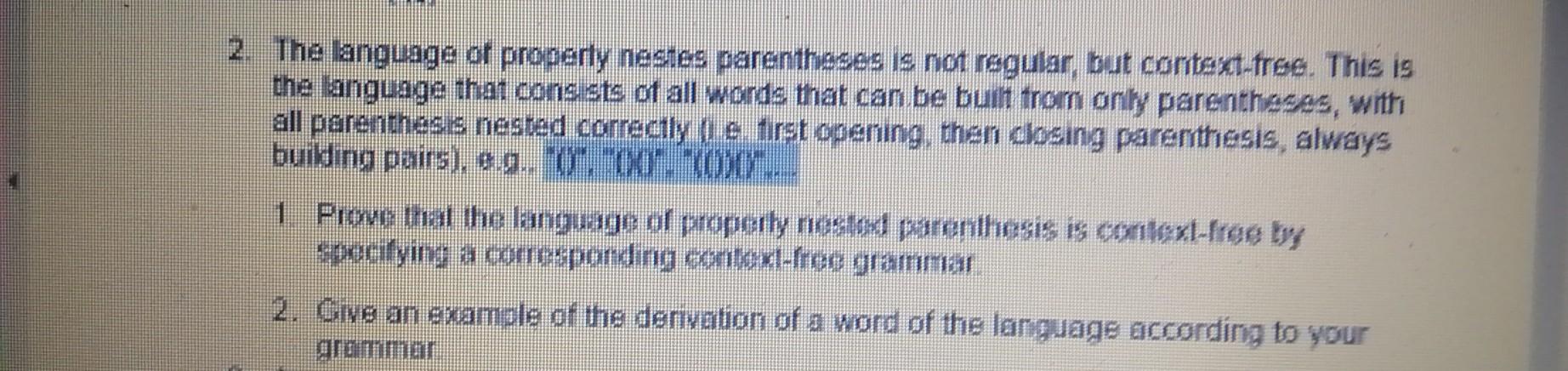  I need a clarified answer step by step 2. The language