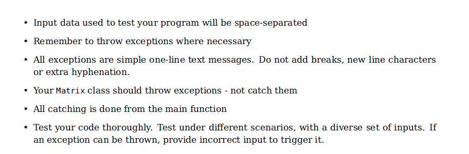 // Insert helper function signatures if necessary double ** matrix; // the