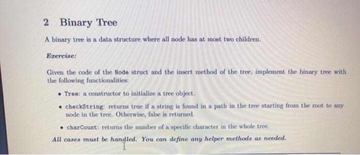  c++ data structure 2 Binary Tree A binary tree is a