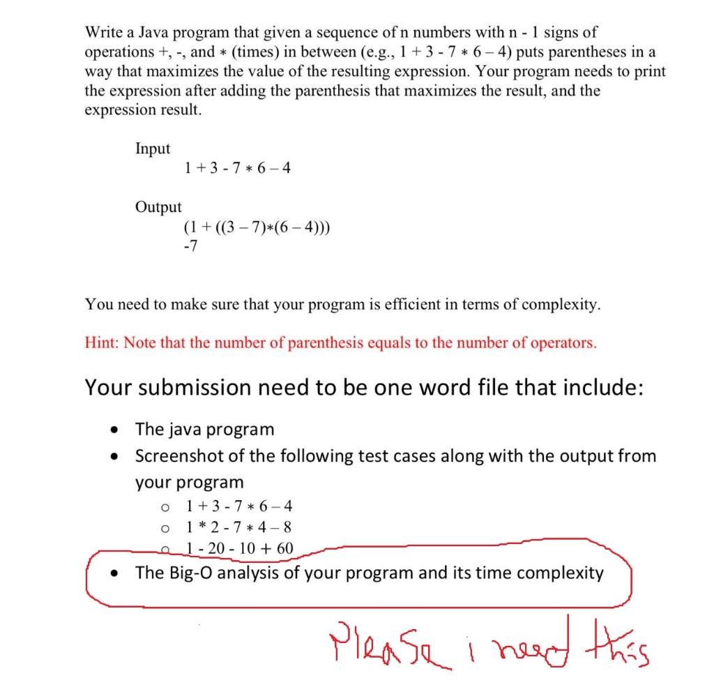 import java.util.*; public class MaxValueOfExpression{ static boolean isOperator(char op) { return (op