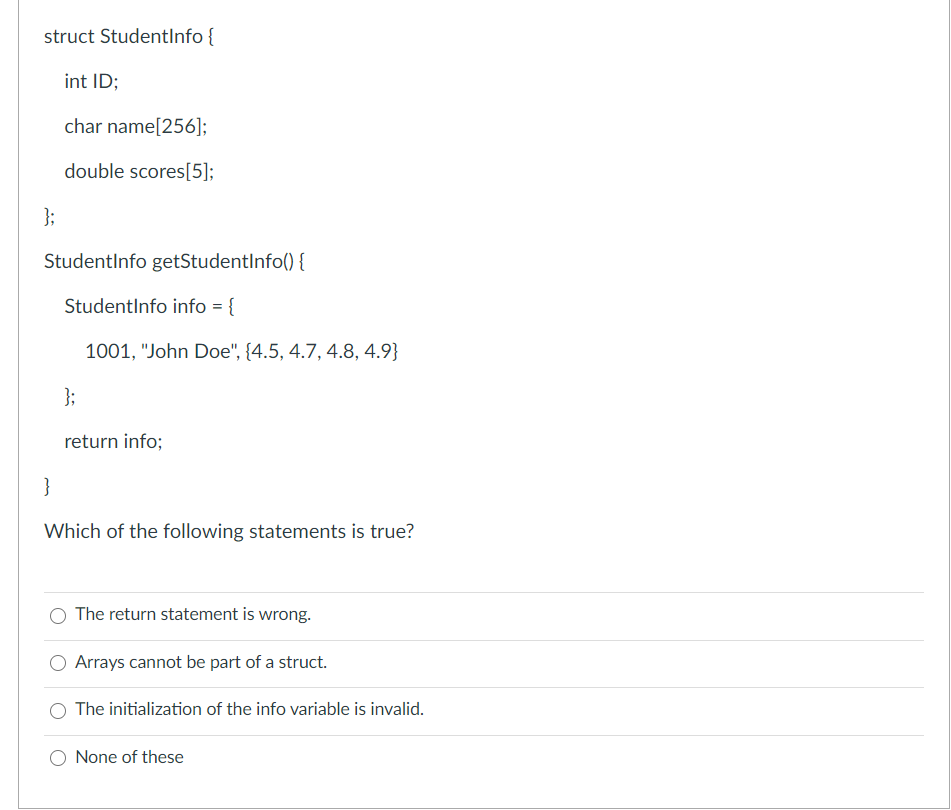 9.5 8.5 O None of these Which one is not a valid