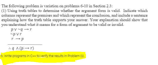 The following problem is variation on problems 6-10 in Section 2.3: