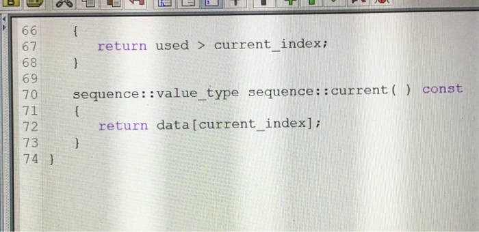 "Testing situations where the cursor goes off the sequence", "Testing remove current"