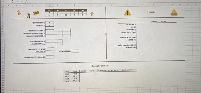and check what kind of error they will return (if any). 3.