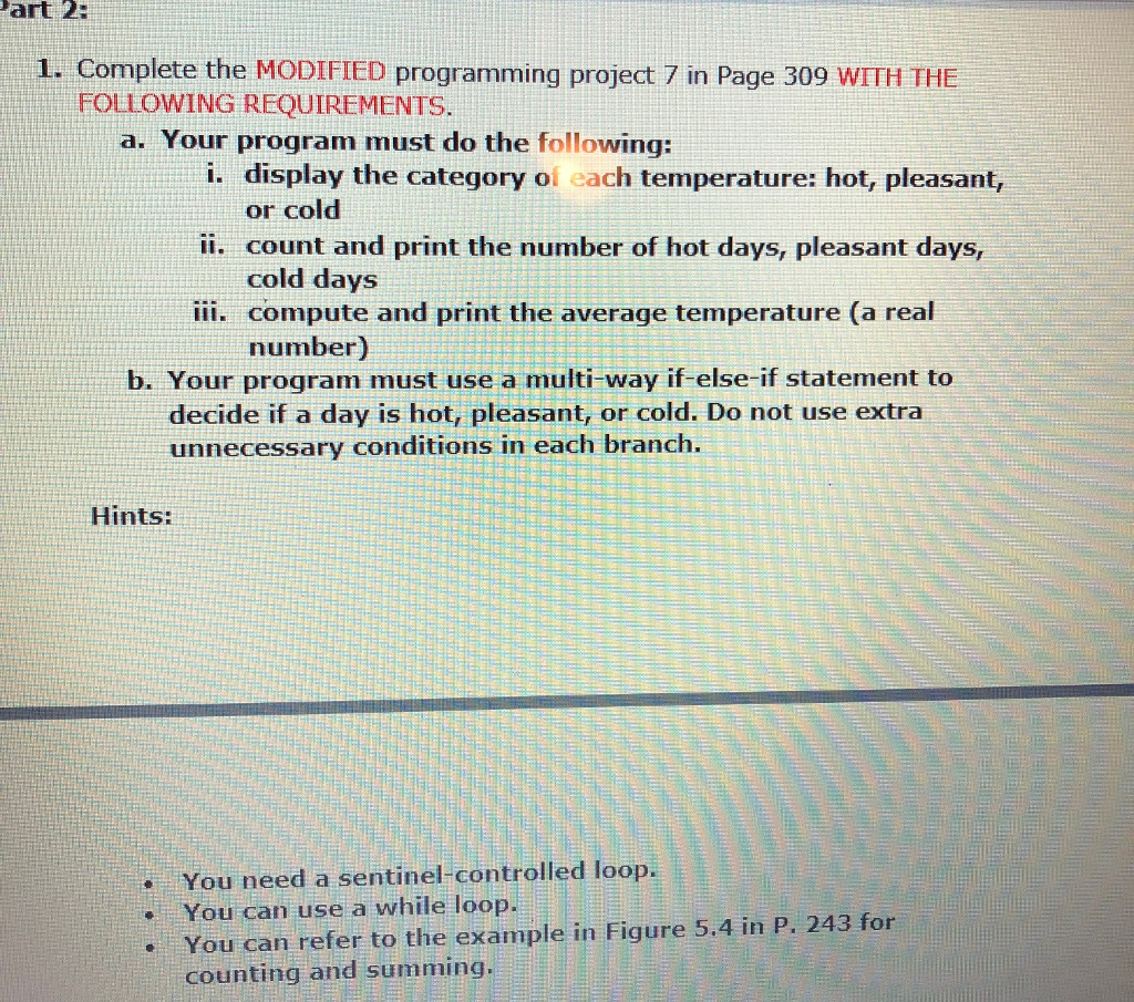 problem solving and program design in c). The program does not need