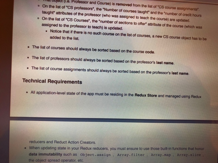 redux. Delete the registerserviceWorker file and App files. (App.js, App.css, App.test etc)