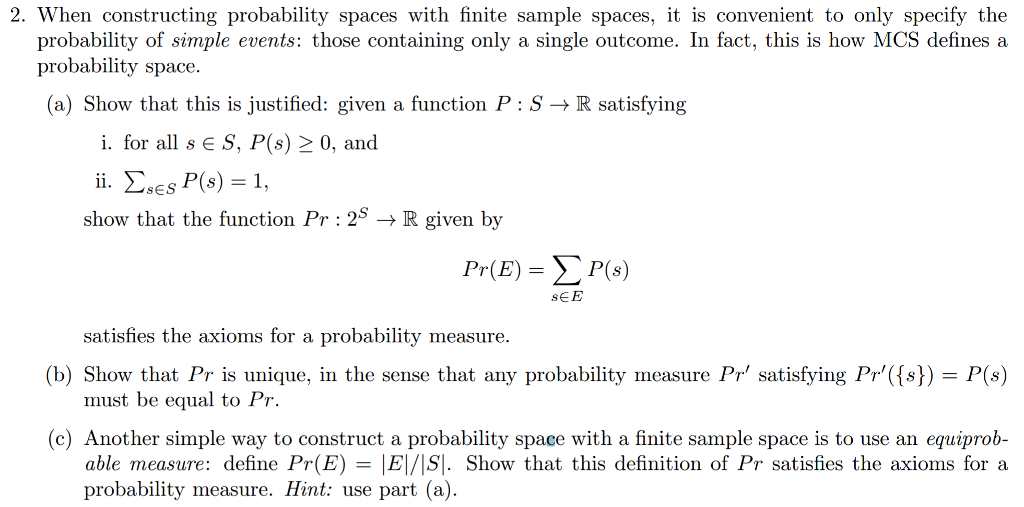 Please write proofs and full explanations for the following question. Really appreciate
