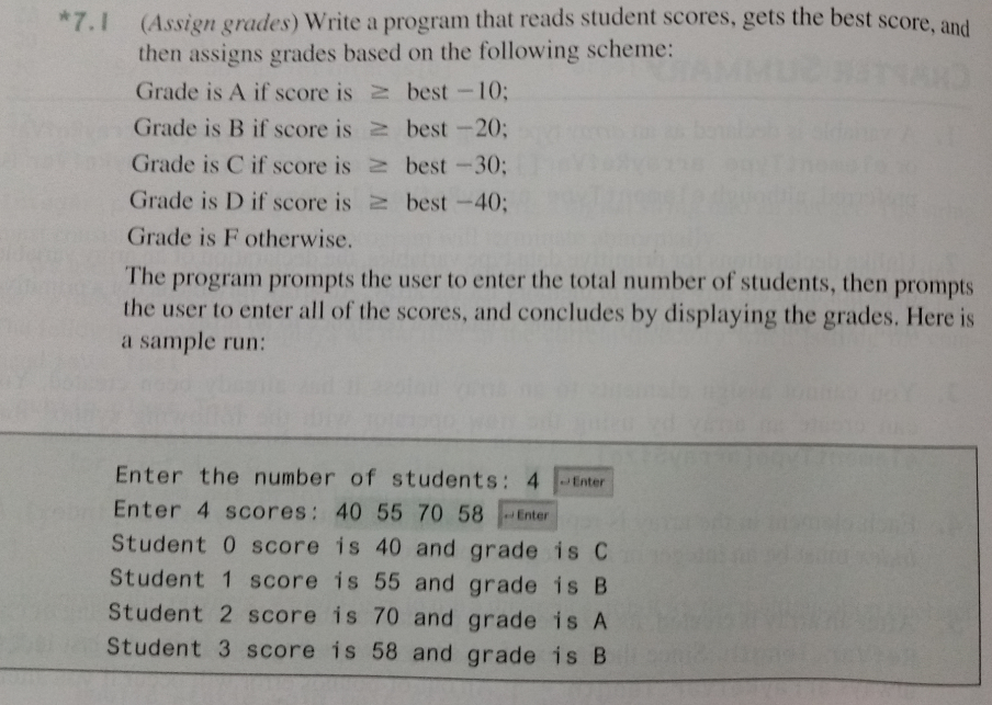 I need help with a coding assignment using java 8: *7.I (Assign