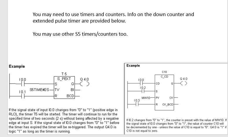 a ladder logic program with symbolic addressing