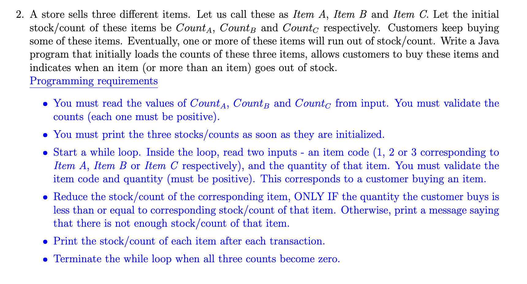  Please make program basic, were only on while and for loops