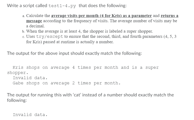 Question 4 (40 points) Assume you were given the following data about