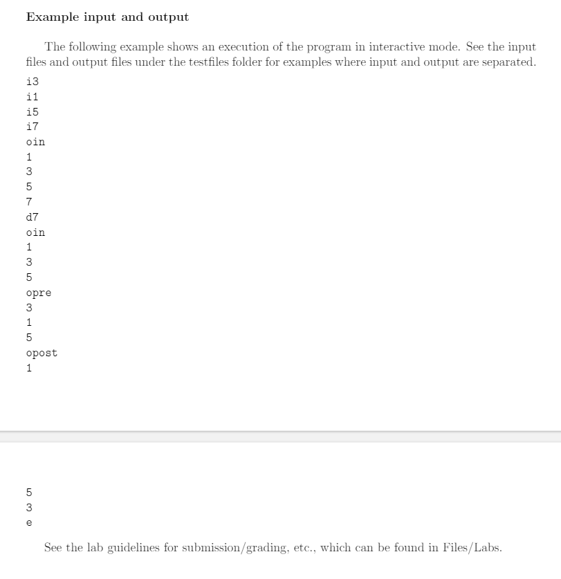 function algorithm: Binary Search Trees Description In this lab your goal is