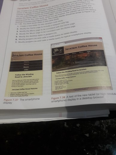  javajam case study chapter chapter 7 web development and design foundations