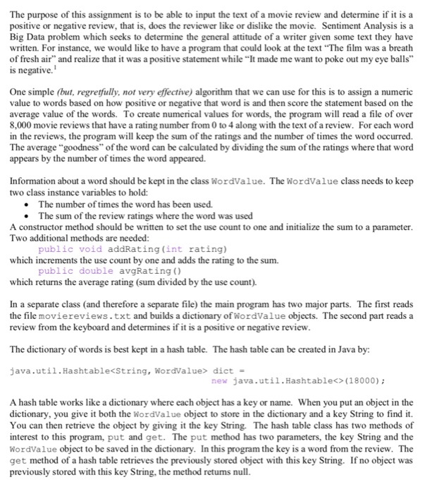  In Java complete the following Java program The purpose of this