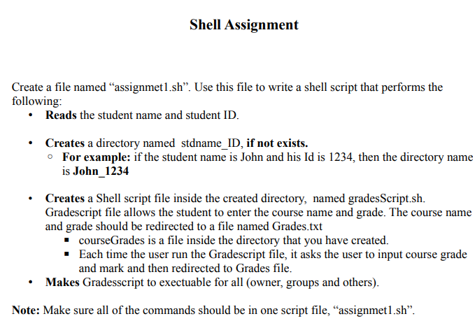 Can you please help me in this?? Operating System code Shell Assignment