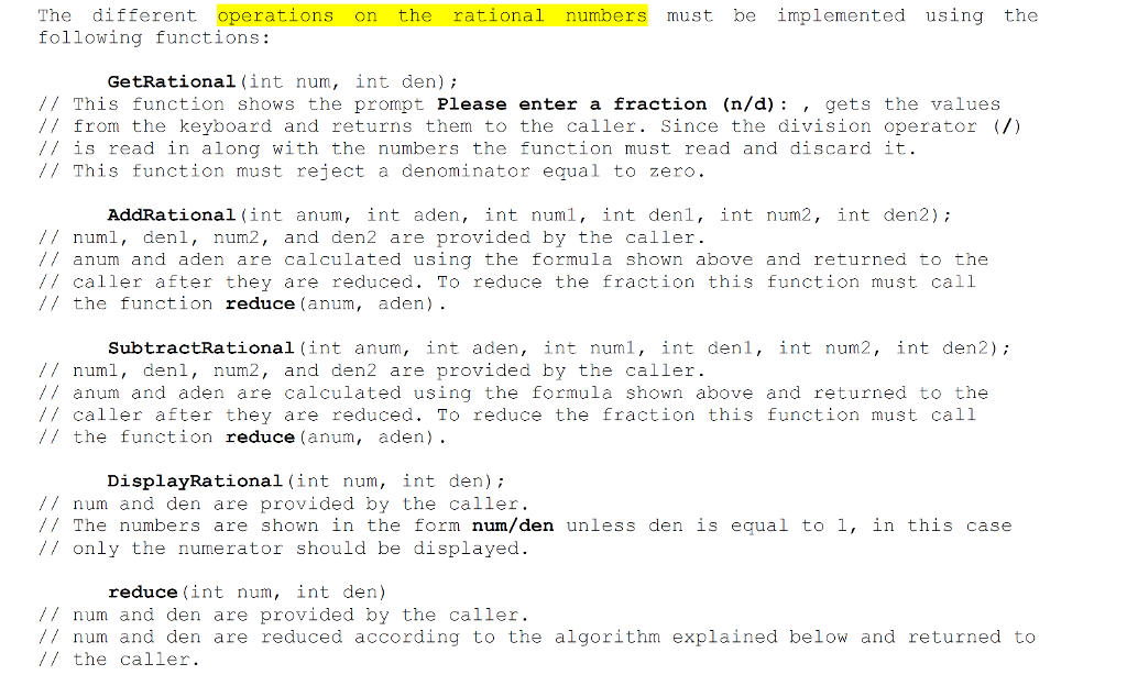 a header file. Any help would be appreciated. Thank you. A rational