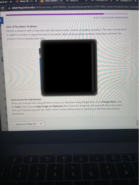  Design a program with a loop that asks the user to