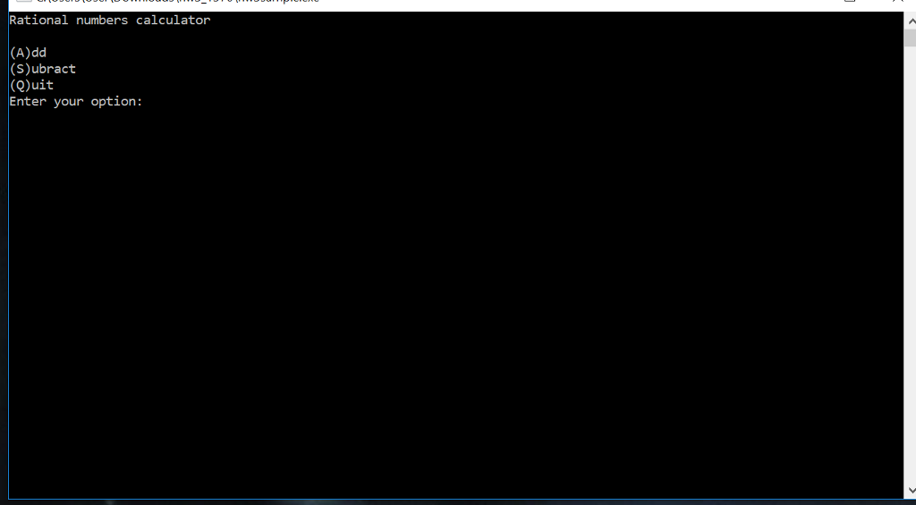 and c/d are defined as follows: Addition : a + c =I