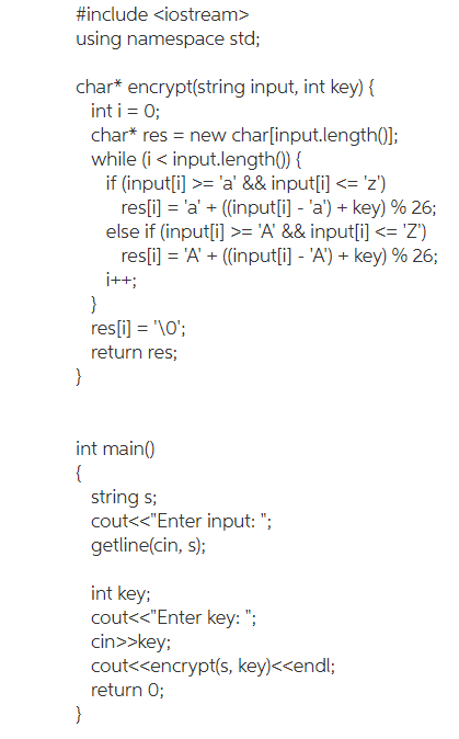 Combine these two functions into one c++ program. The output should