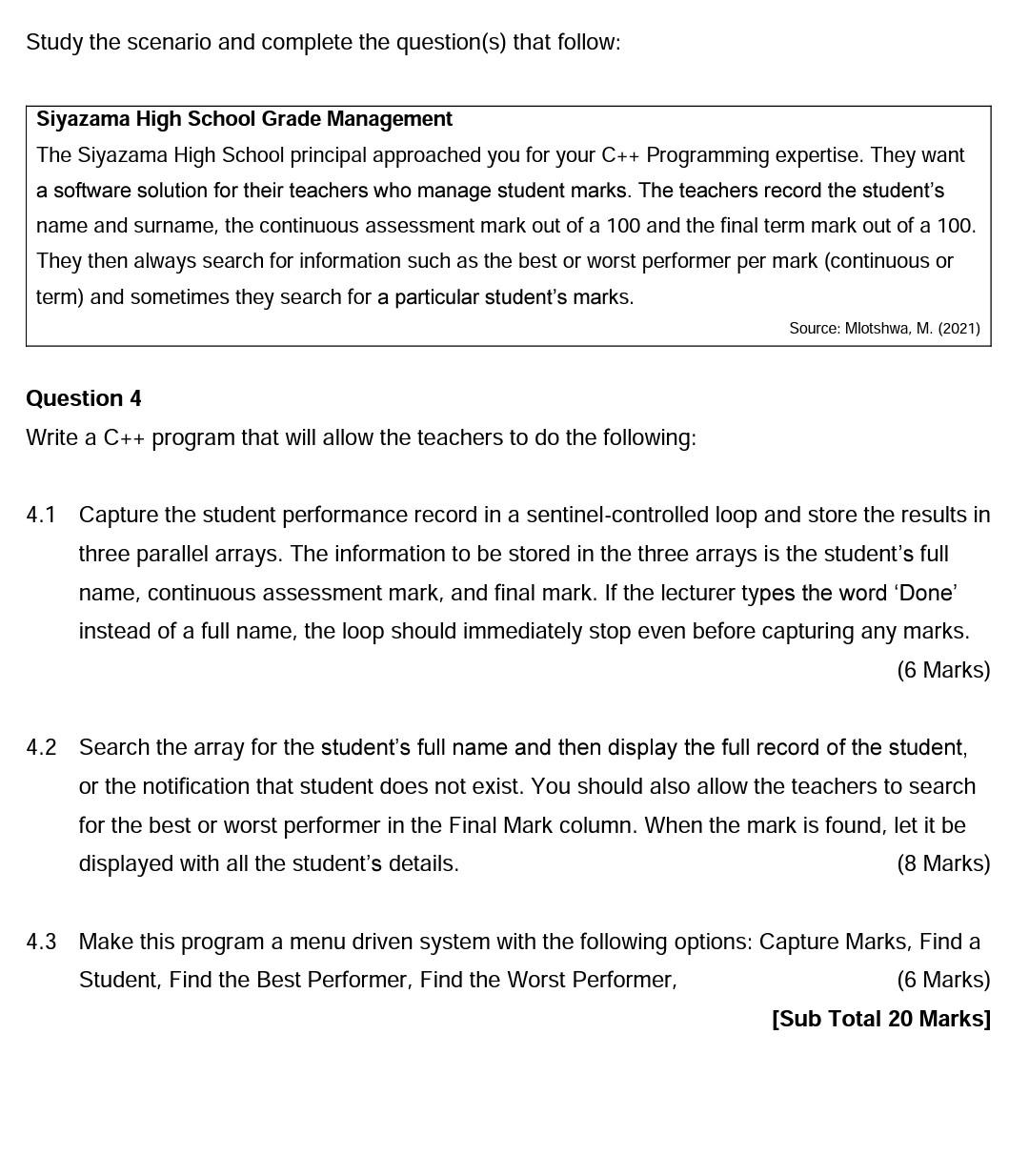  Please help me with a c++ program, follow step by step