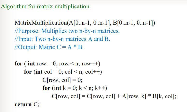 Discrete Math Trace the algorithm using the Matrix Multiplication above. What is