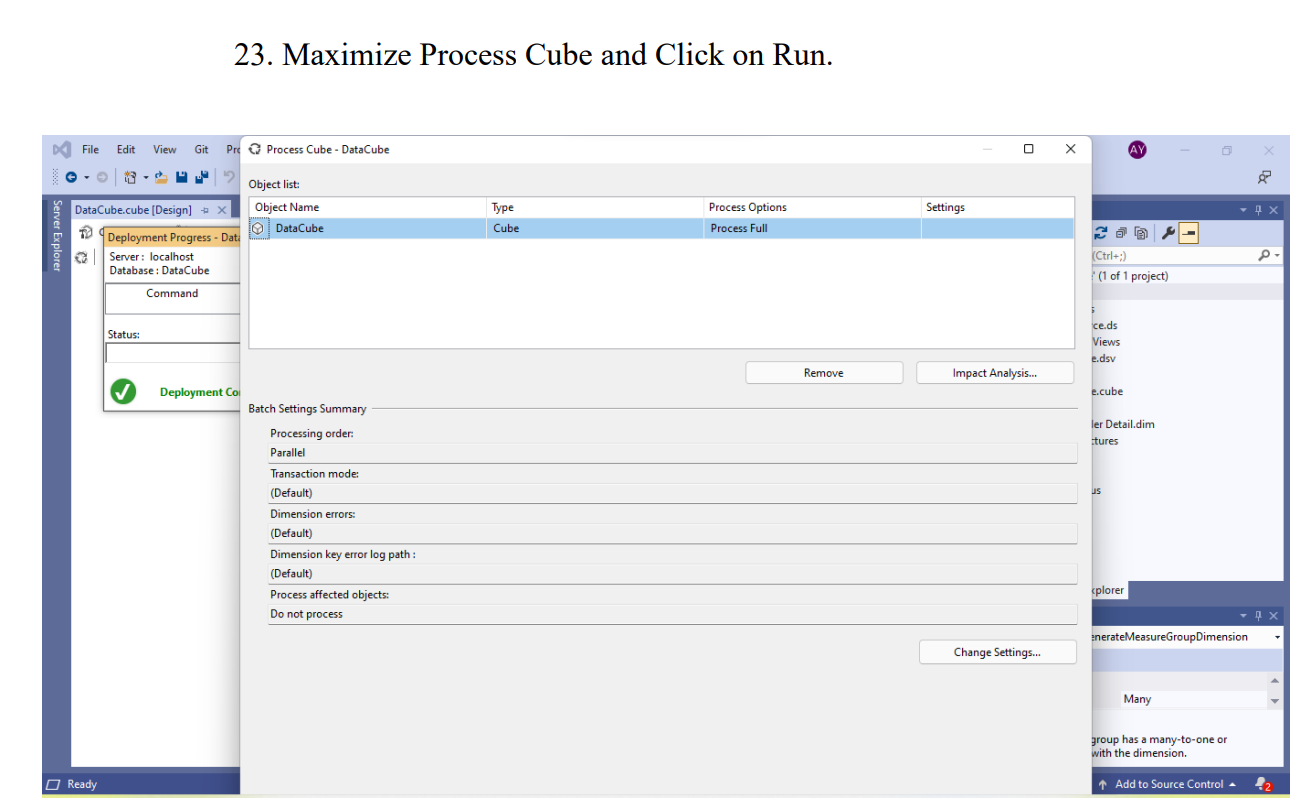 Cube from this tutorial. I got stuck here trying to process and