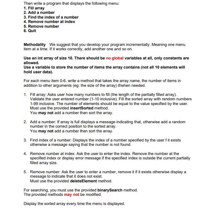 Please help me create this program in Java. I cannot seem to