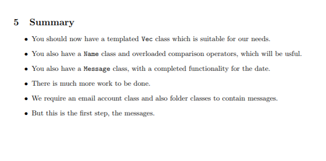 email address, with the domain name included e The accessors are obvious.