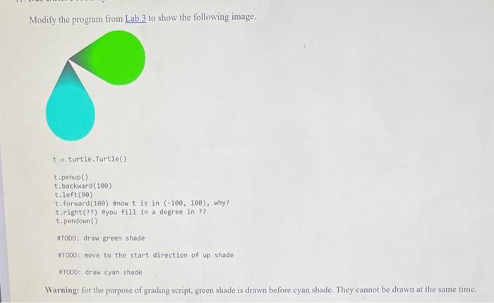  please do in python. image should print exactly what the picture