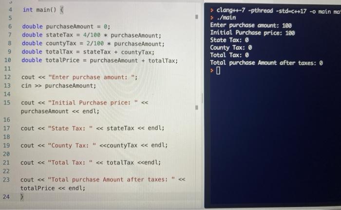  Why does it output to 0? What in the code needs