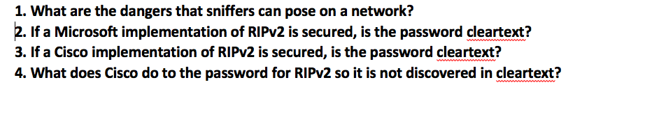 need help with these 4 linux questions based on RIP 1. What