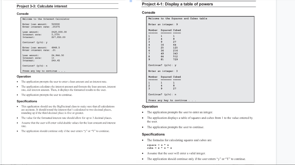 Code should be in java format Do Project 3-3 from the workbook.