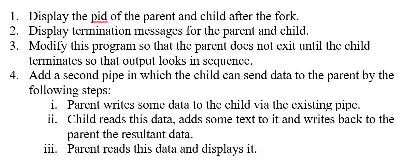  #include #include #include #include #define BUFFER_SIZE 25 #define READ_END 0 #define