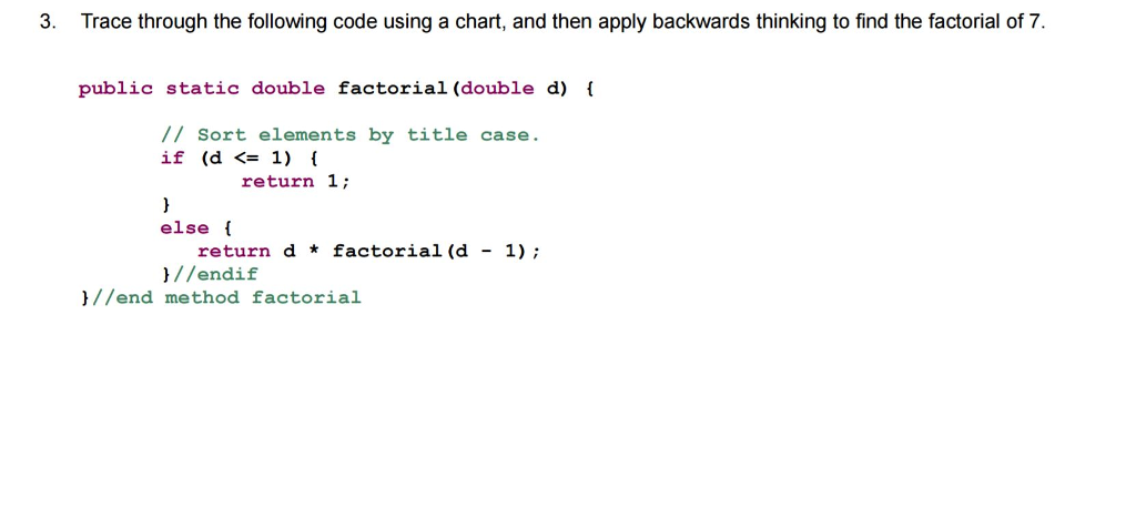 of recursively calling a copy of the same method until a base