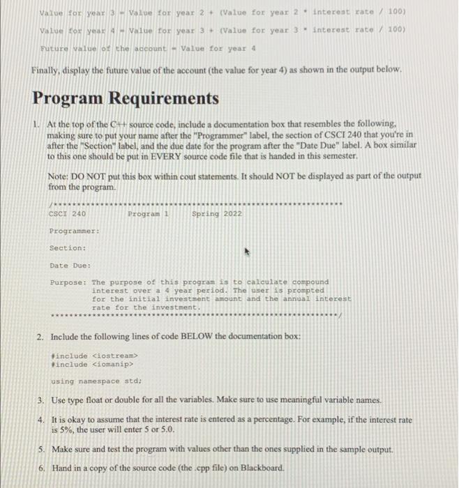 11:59 PM Overview Write a CH program that will act as a