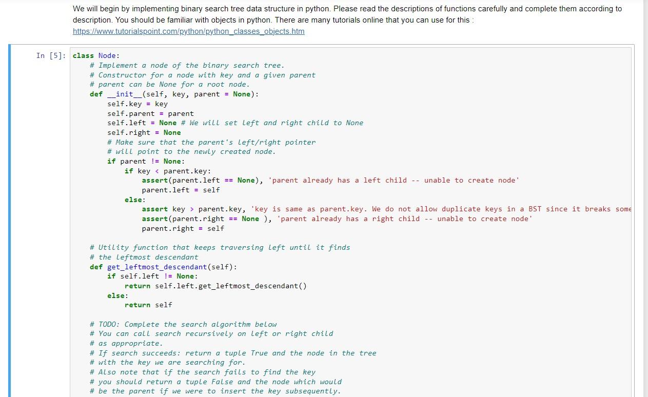 Can you help me complete this code in python. We will begin