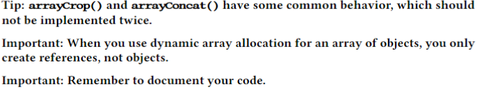 provided below to show how the code should work. Some important things