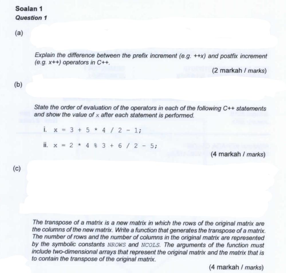 Hi expert,this is question programmimg in c++ pls do this question correctly