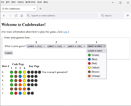 For your next JavaScript project assignment, you will be implementing a simple