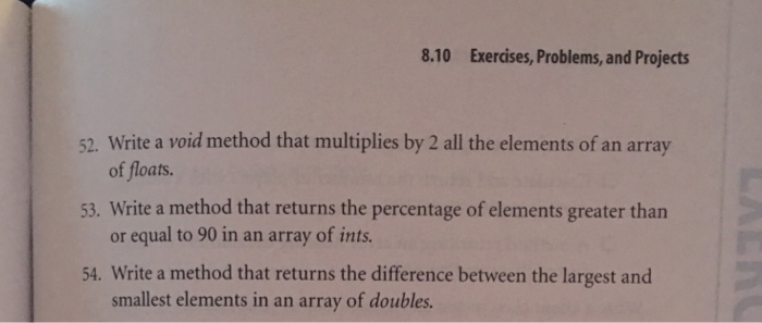  In java please answer questions 52,53 and 54 Answer with fully
