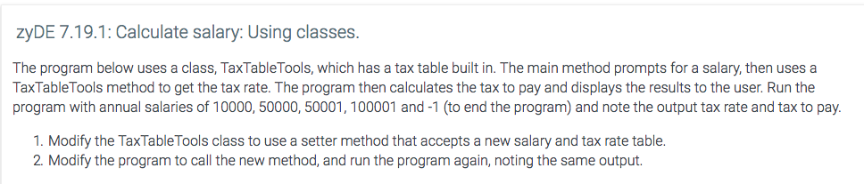 PLEASE HELP FIXING THE " FIXME" PART OF THIS PROGRAM. CAN