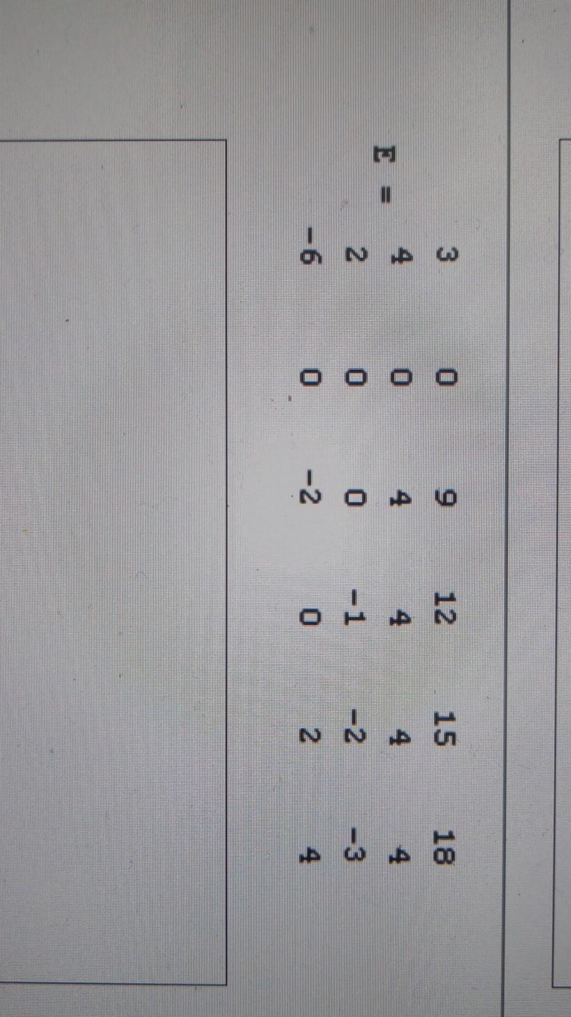following matrices from the matrix A. 3 9 lo que 4 2
