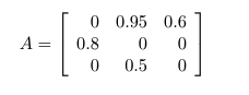input a square matrix, convergence tolerance, and maximum number of iter- ations.