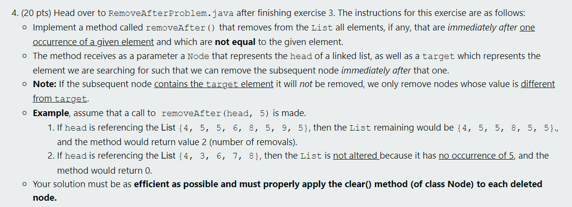 //CODE public class RemoveAfterProblem { private static int countClears = 0; private