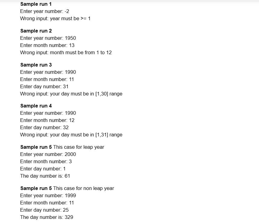 often numbered from 1 through 365 (or 366 ). This number can