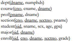 In SQL, specifically running on Oracle, write the following query: " Find