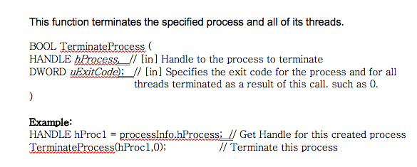 the process; (2) Write a program to create and delete a new