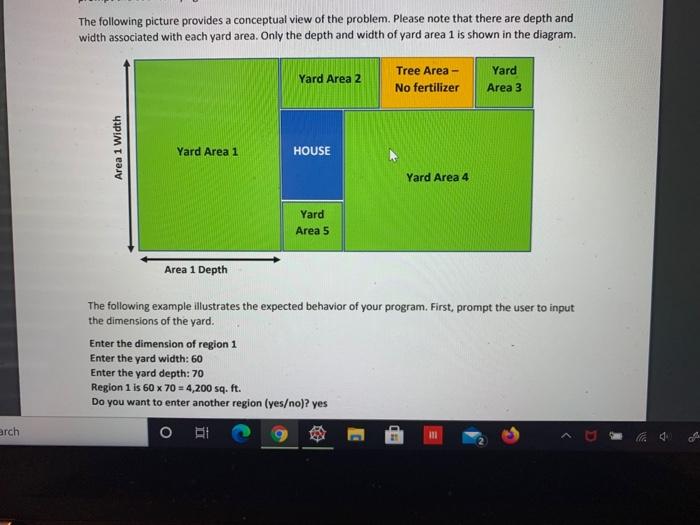 first programming project, you developed an application for a lawn service provider